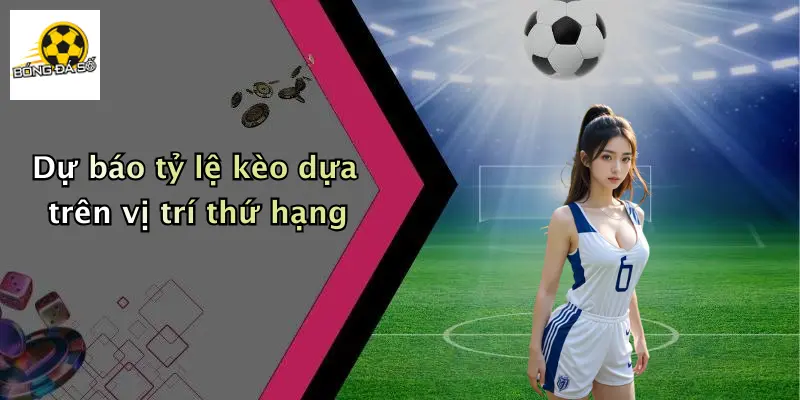 Dự báo tỷ lệ kèo dựa trên vị trí thứ hạng