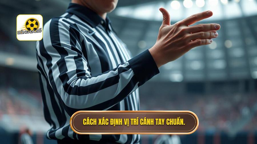 Cách xác định vị trí cánh tay chuẩn.