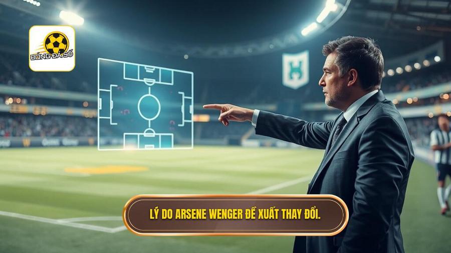 Lý do Arsene Wenger đề xuất thay đổi.