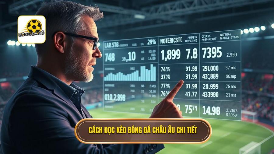 Hướng dẫn chi tiết cách đọc kèo bóng đá theo tỷ lệ châu Âu trên bảng kèo