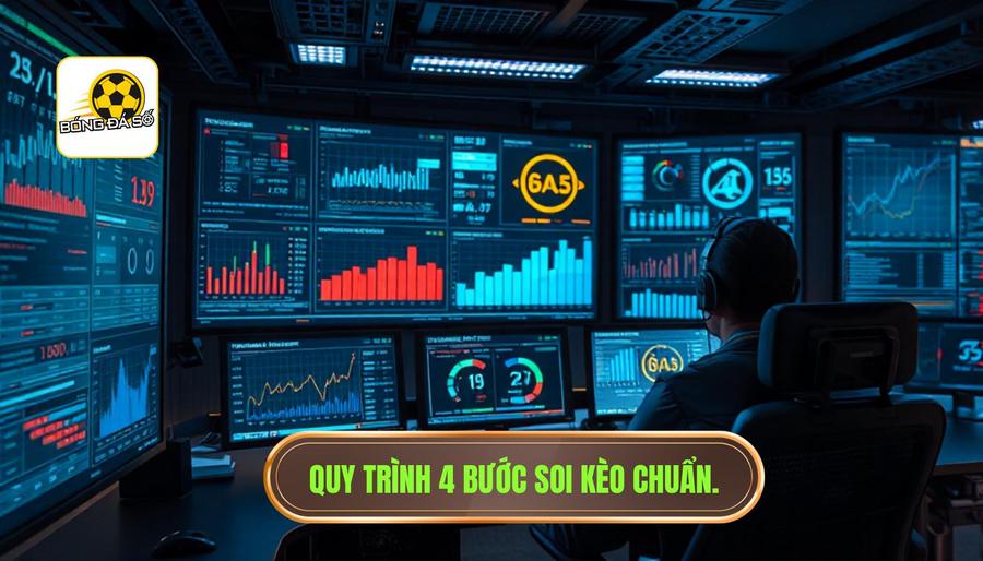 2. Quy trình 4 bước Soi kèo nhanh – chốt kèo gọn chuẩn chuyên gia